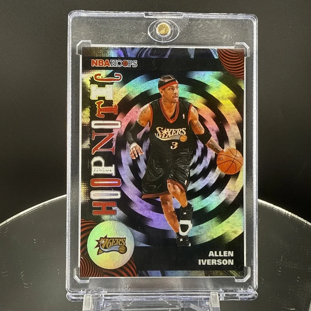 2025-26 Topps NBA HOOPS Allen Iverson Hoopnotic SSP Case Hit 76ers